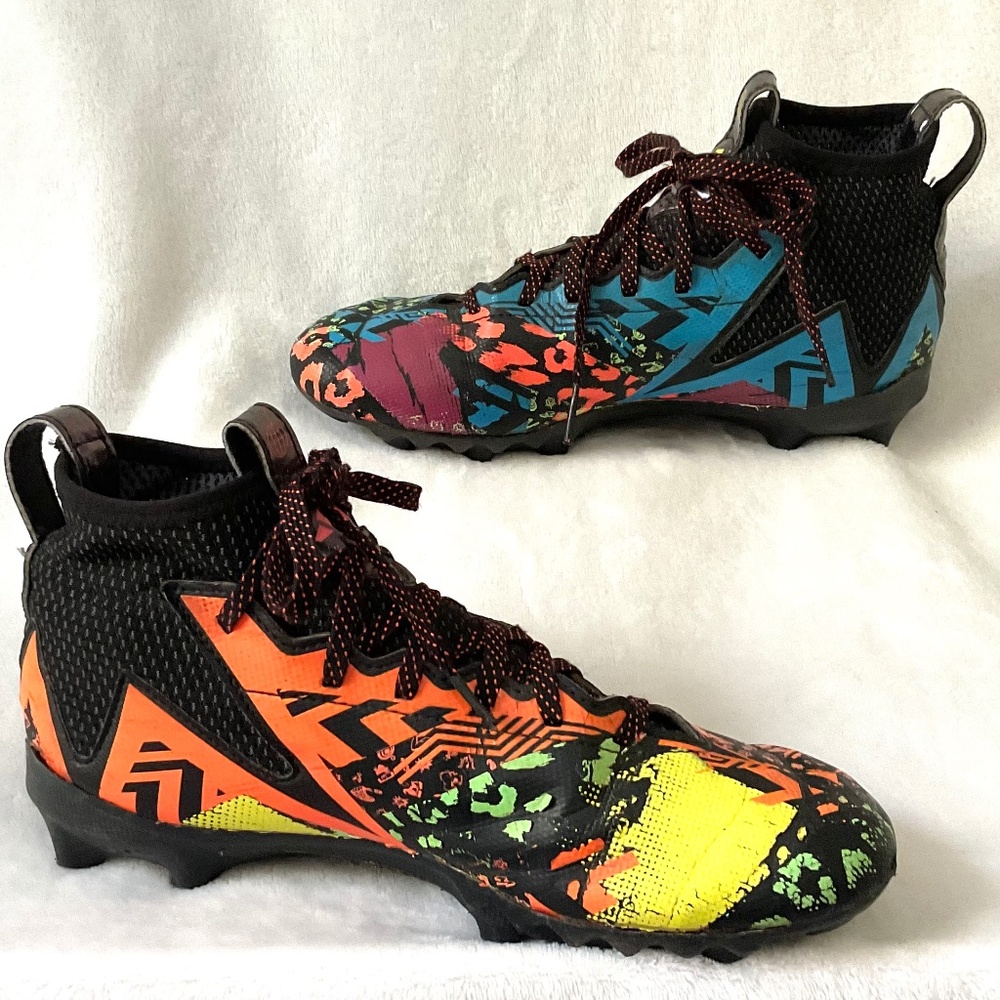 Adidas Men’s Freak 23 7v7 Mismatch Football Cleats Black / Multi Size 7 - Picture 2 of 15